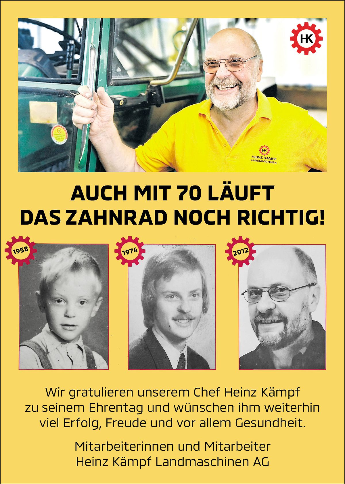 70 Jahre Heinz Kaempf